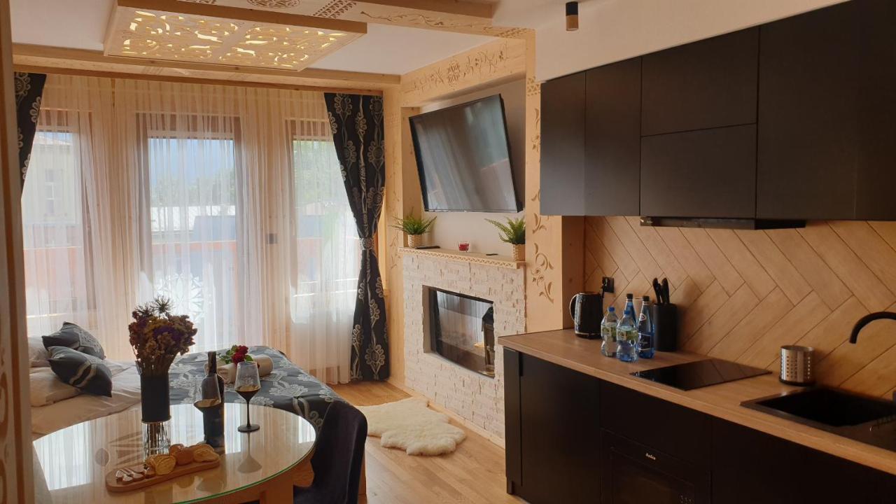 Villa Fortuna - Regionalne Apartamenty & Spa - Sauna, Grill, Jacuzzi Z Widokiem Na Tatry ザコパネ エクステリア 写真