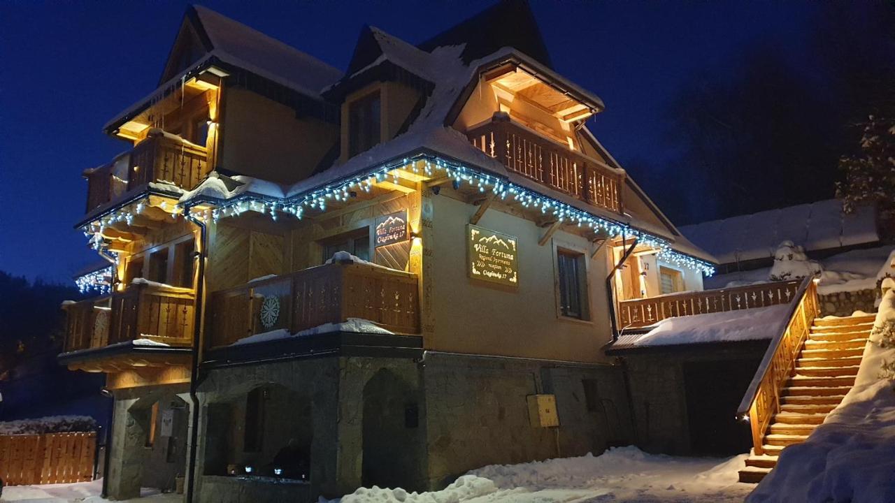 Villa Fortuna - Regionalne Apartamenty & Spa - Sauna, Grill, Jacuzzi Z Widokiem Na Tatry ザコパネ エクステリア 写真